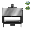 WKŁAD KOMINKOWY HITZE ARDENTE DUO 120x43 DGS FIREPLACE