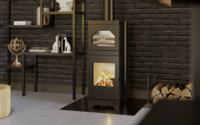 LYNX O Freestanding Fireplace with Oven Function
