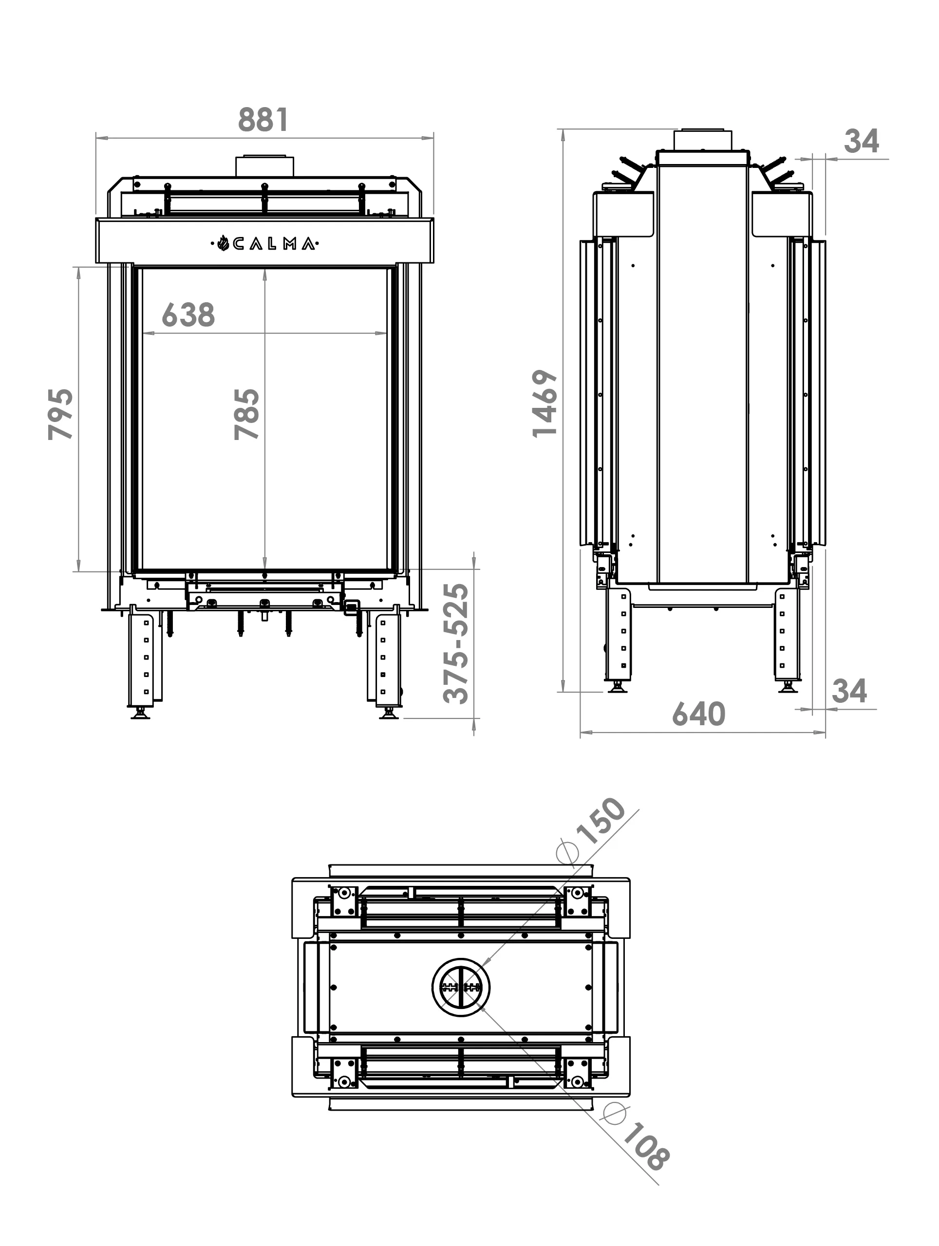 Gas fireplace