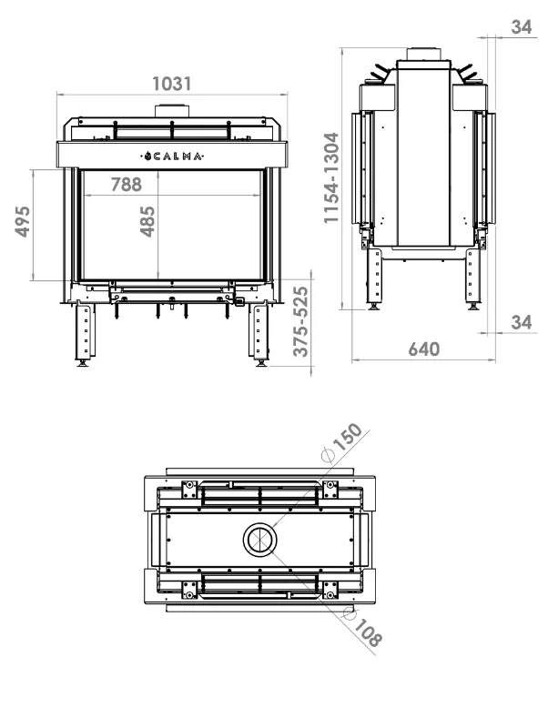 Gas fireplace