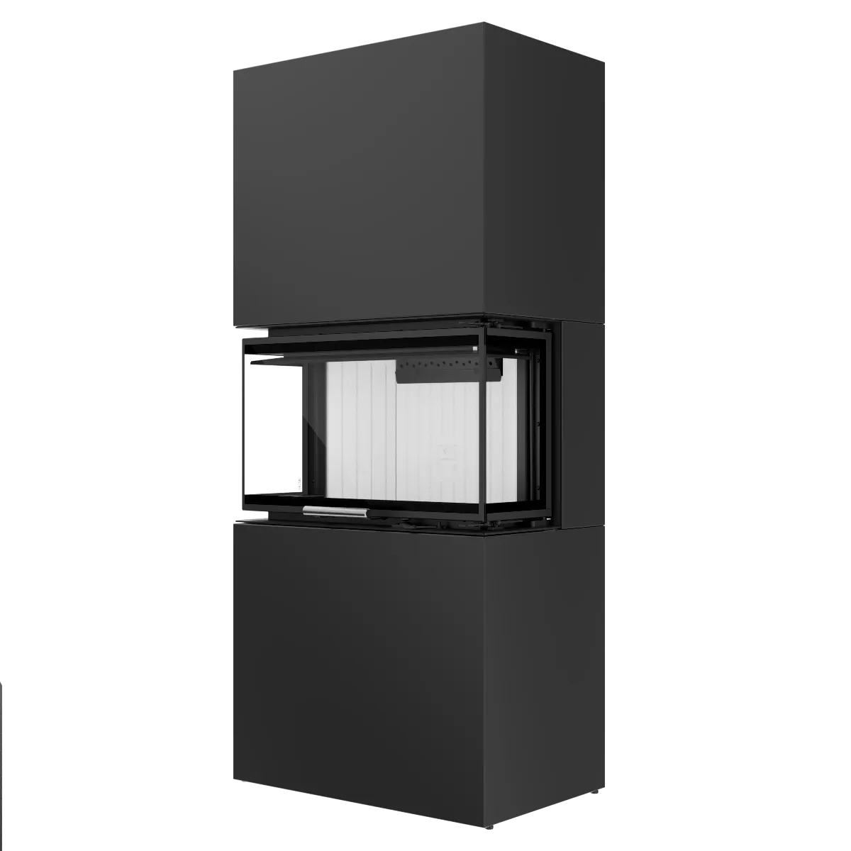 The ALBERO AL9C.HD BOX is a modern, black, rectangular built-in fireplace with a central glass front panel. Its clean lines and minimalist design make it an elegant addition to any space. The ALBERO AL9C.HD BOX is a modern, black, rectangular built-in fireplace with a central glass front panel. Its clean lines and minimalist design make it an elegant addition to any space.