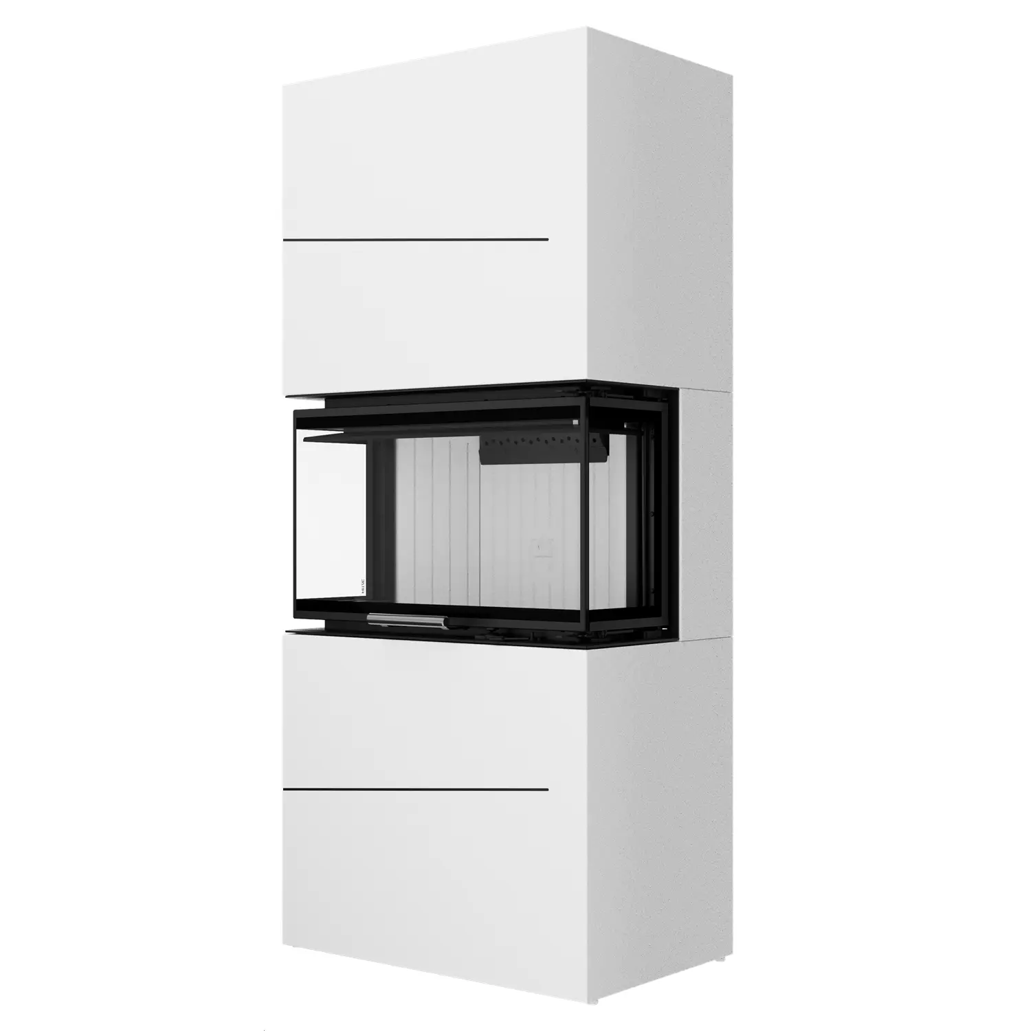 Высокий современный камин ALBERO AL9C.HD BOX/D WHITE имеет черную топку со стеклянной передней панелью и открытой центральной дверцей. Дизайн отличается минималистичным и лаконичным стилем, подчеркнутым горизонтальными акцентами. Высокий современный камин ALBERO AL9C.HD BOX/D WHITE имеет черную топку со стеклянной передней панелью и открытой центральной дверцей. Дизайн отличается минималистичным и лаконичным стилем, подчеркнутым горизонтальными акцентами.